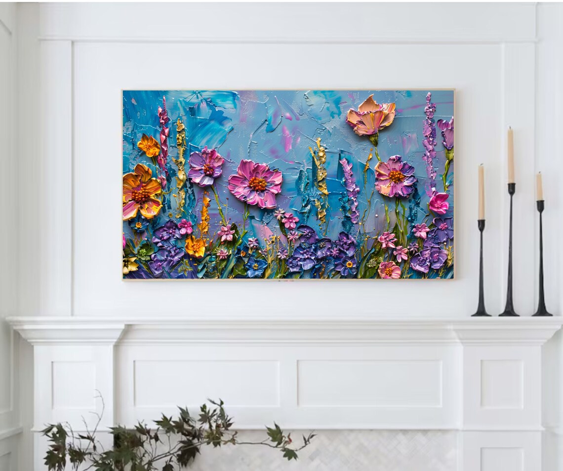 Spring Wildflowers Art Print, Seasonal Wall Decor - Image 2