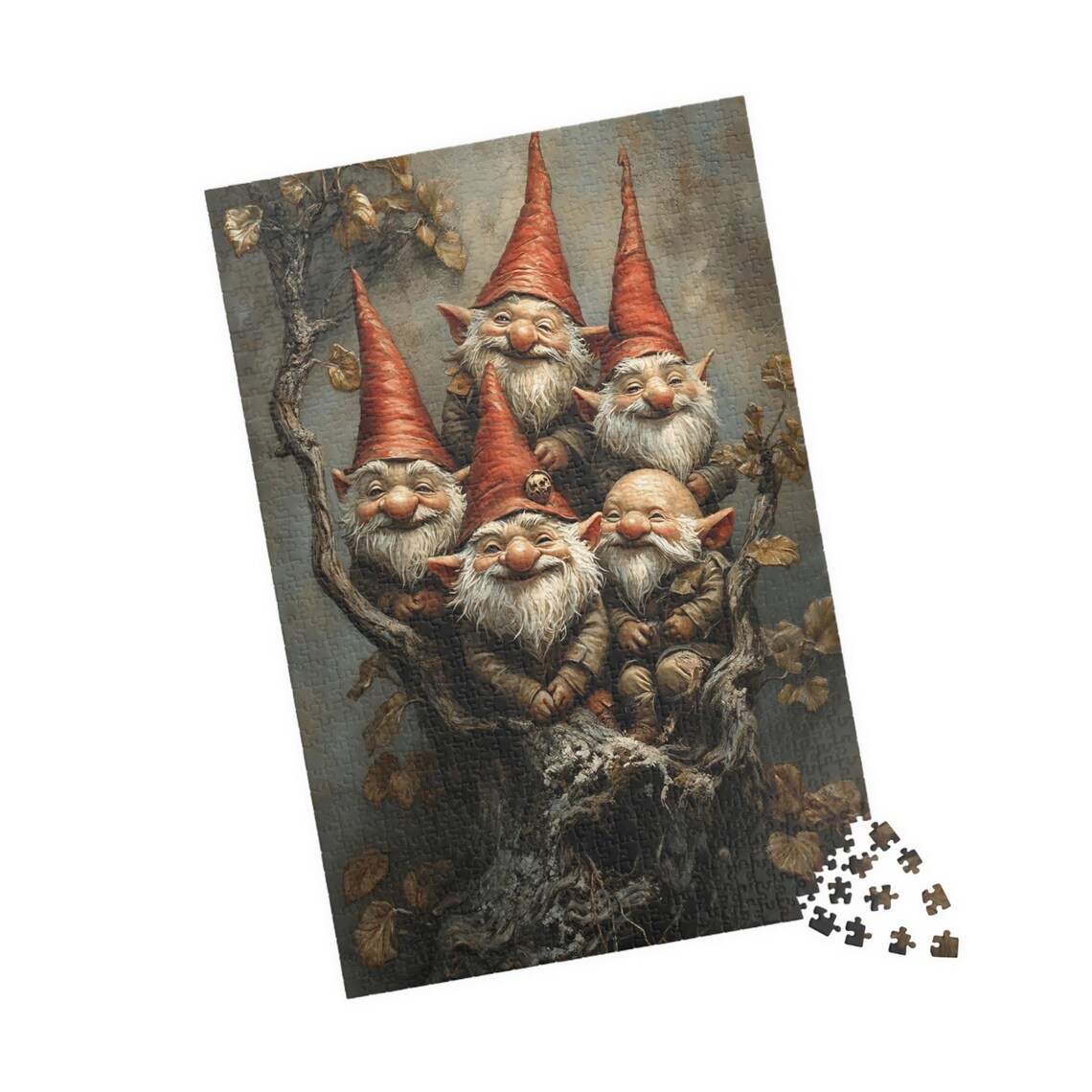 Gnome Group Portrait Jigsaw Puzzle Fun Activity - Image 4