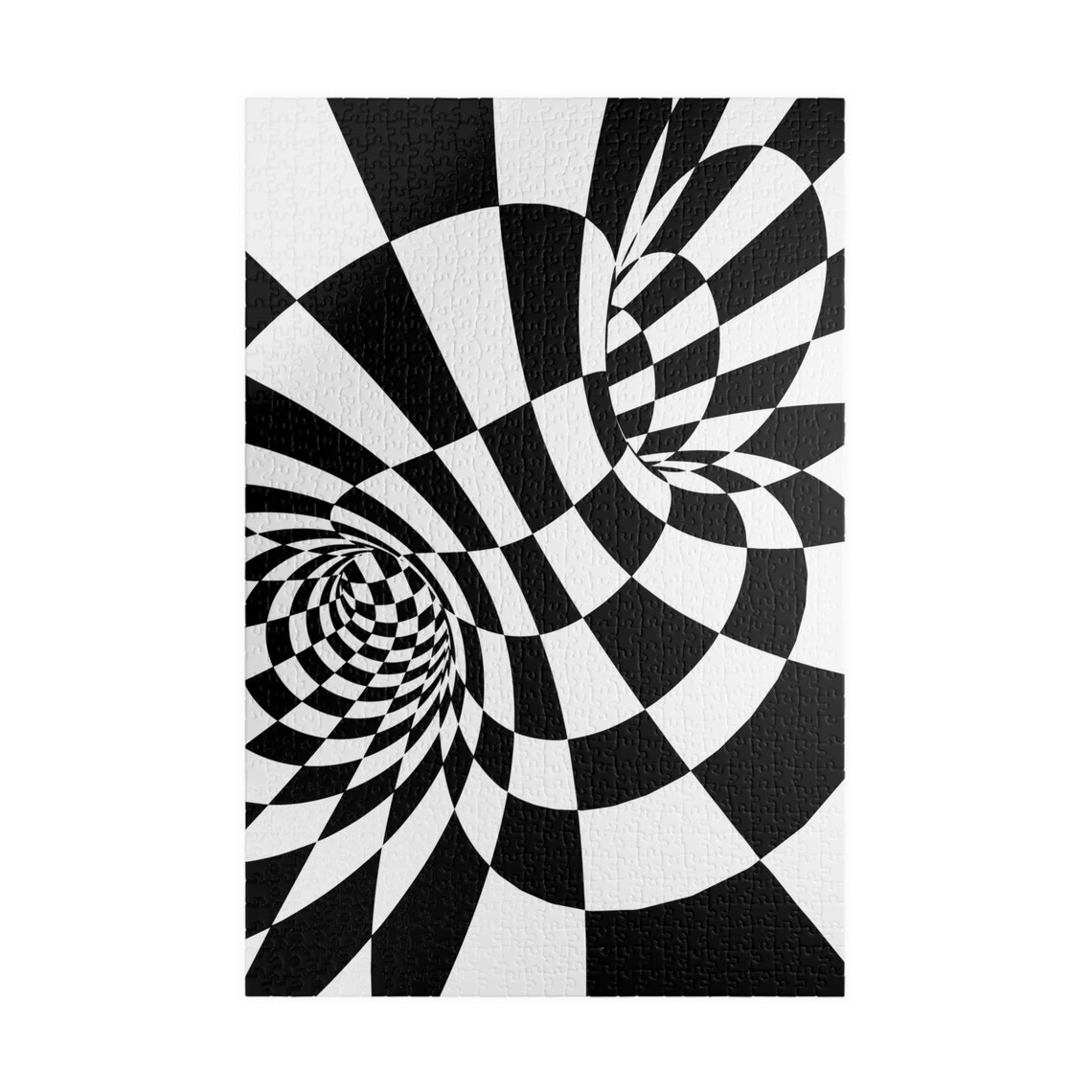 Optical Illusion Jigsaw Puzzle Great Gift For Holidays Birthdays Get Well And Nursing Homes Fun Tech Free Activity - Image 3