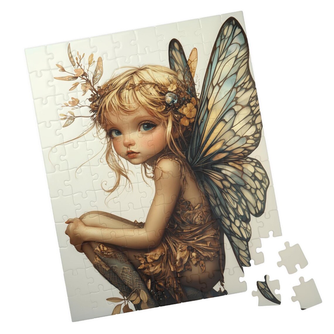 Dela Pixie Jigsaw Pretty Little Fairy Poster Print