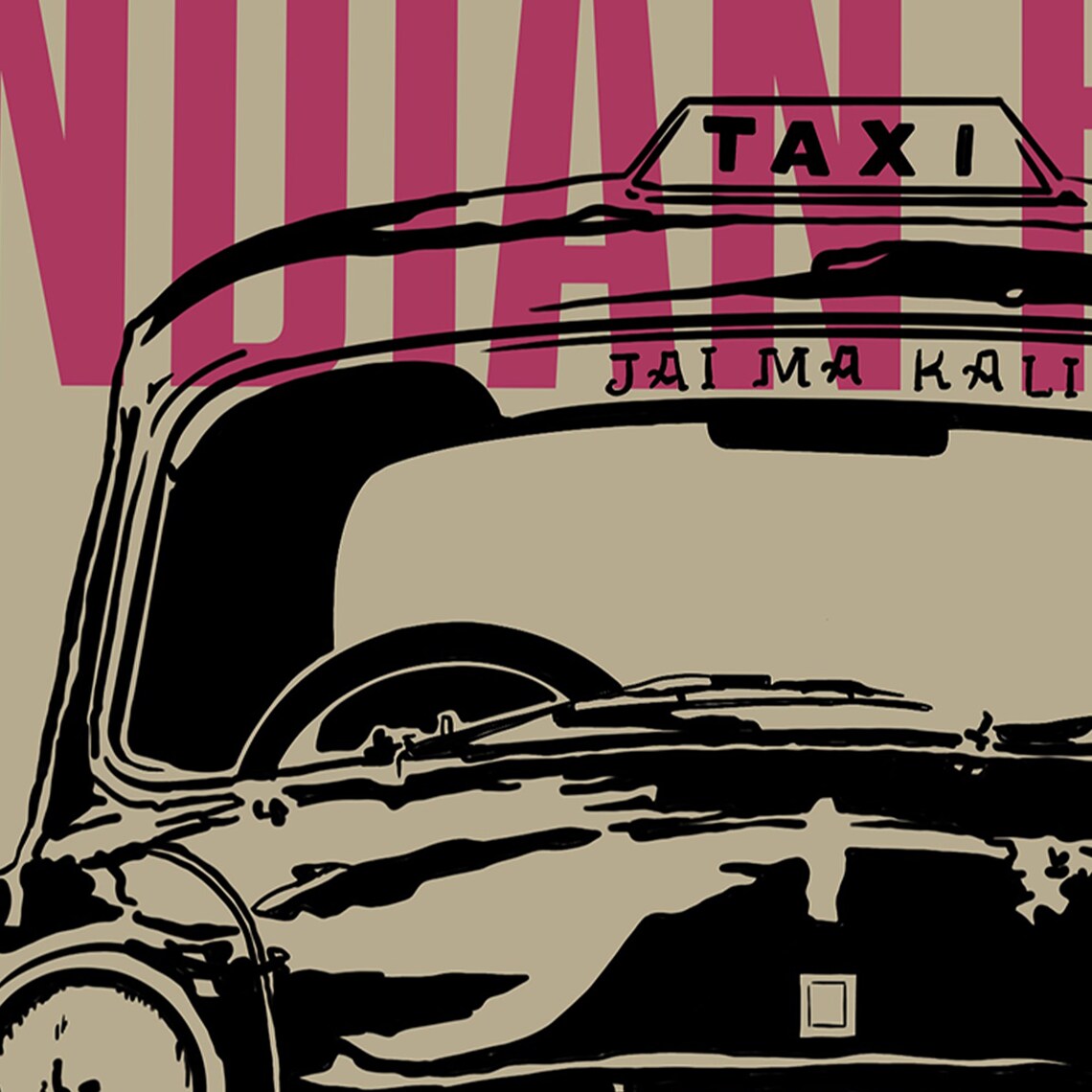 Indian Retro Poster King Of The Indian Road By Shree Ambassador Taxi Poster Mumbai Poster Gift India Souvenir - Image 4