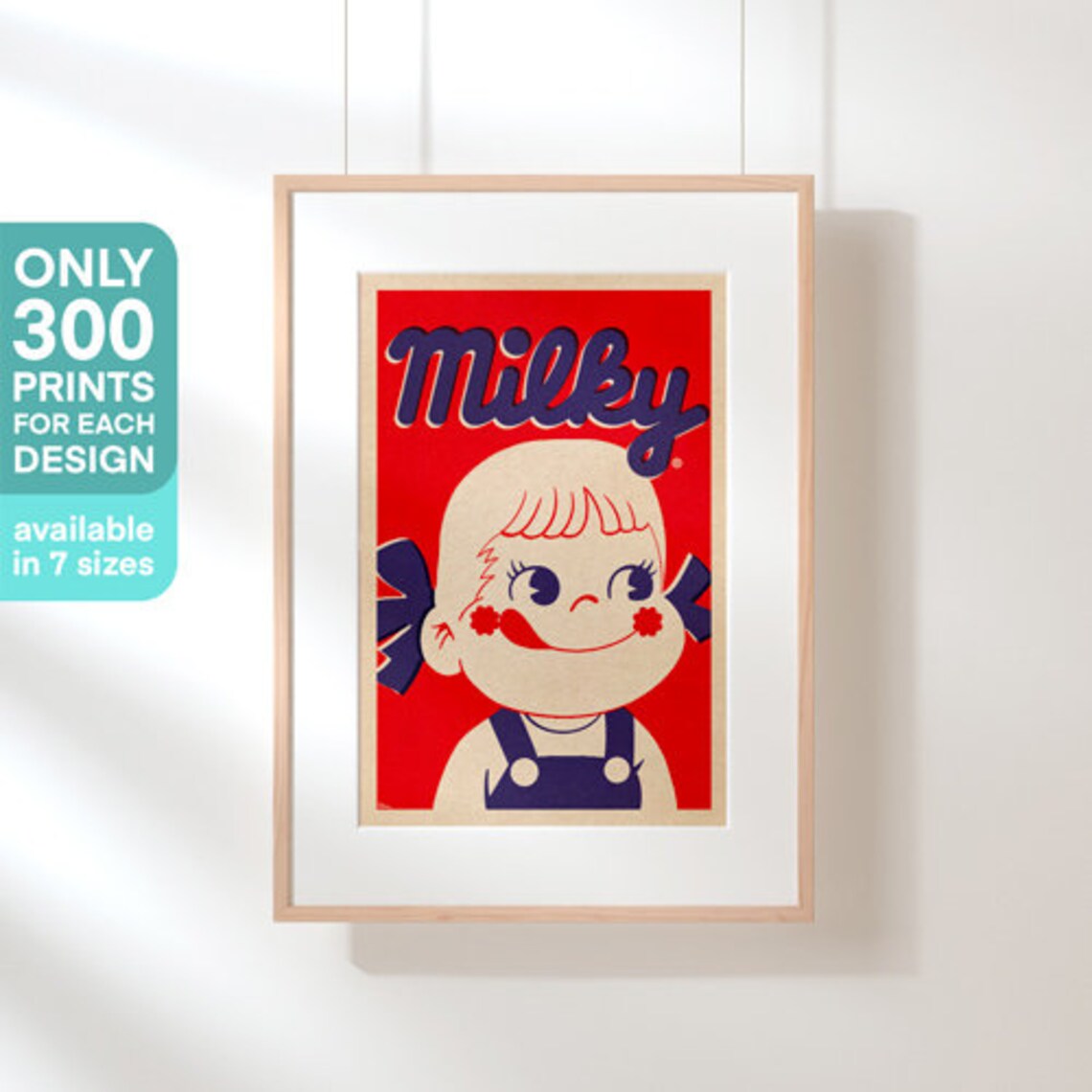 Milky Candy Girl Retro Vintage Japanese Pop Culture Art Poster - Image 3