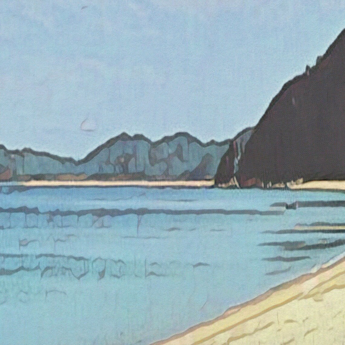 Totaranui Beach Abel Tasman National Park New Zealand Travel Poster - Image 4
