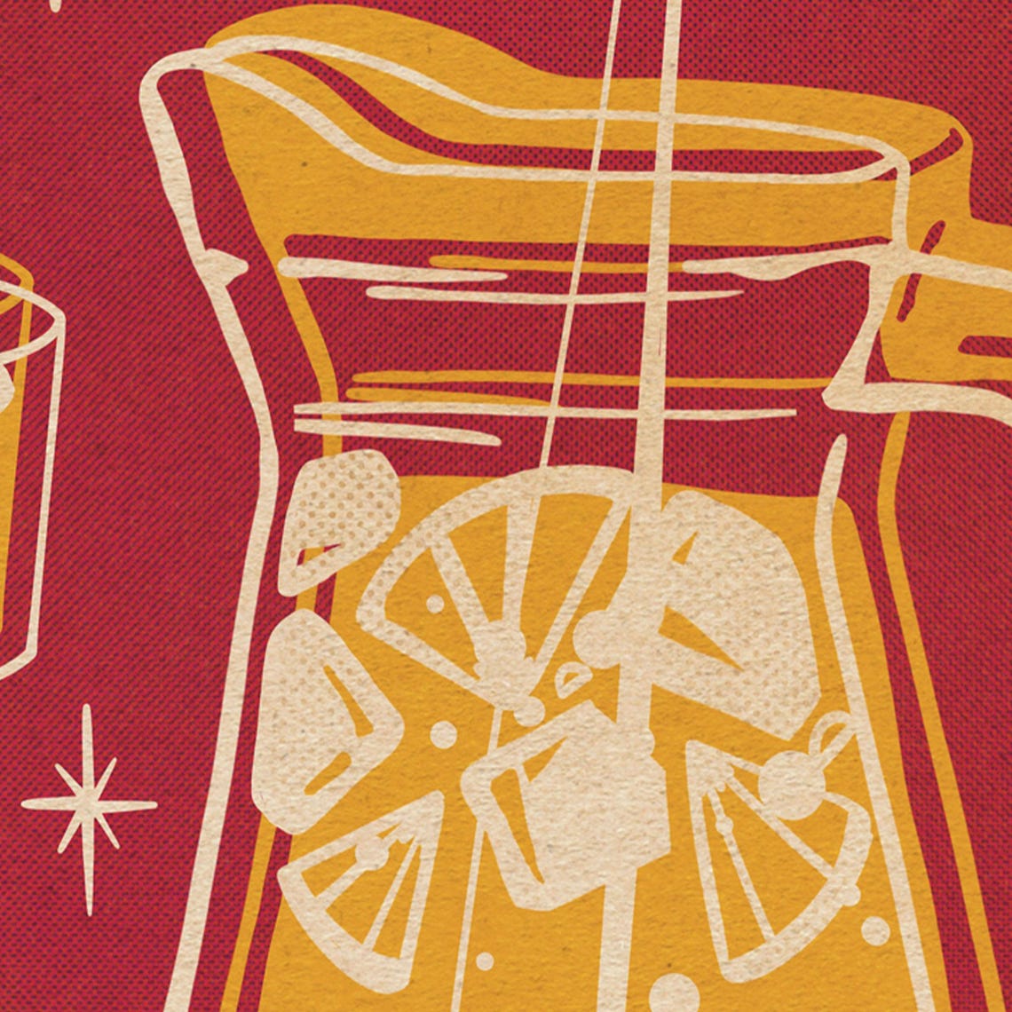 Sangria de Vino Blanco Spanish Recipe Cocktail Bar Art Poster - Image 4