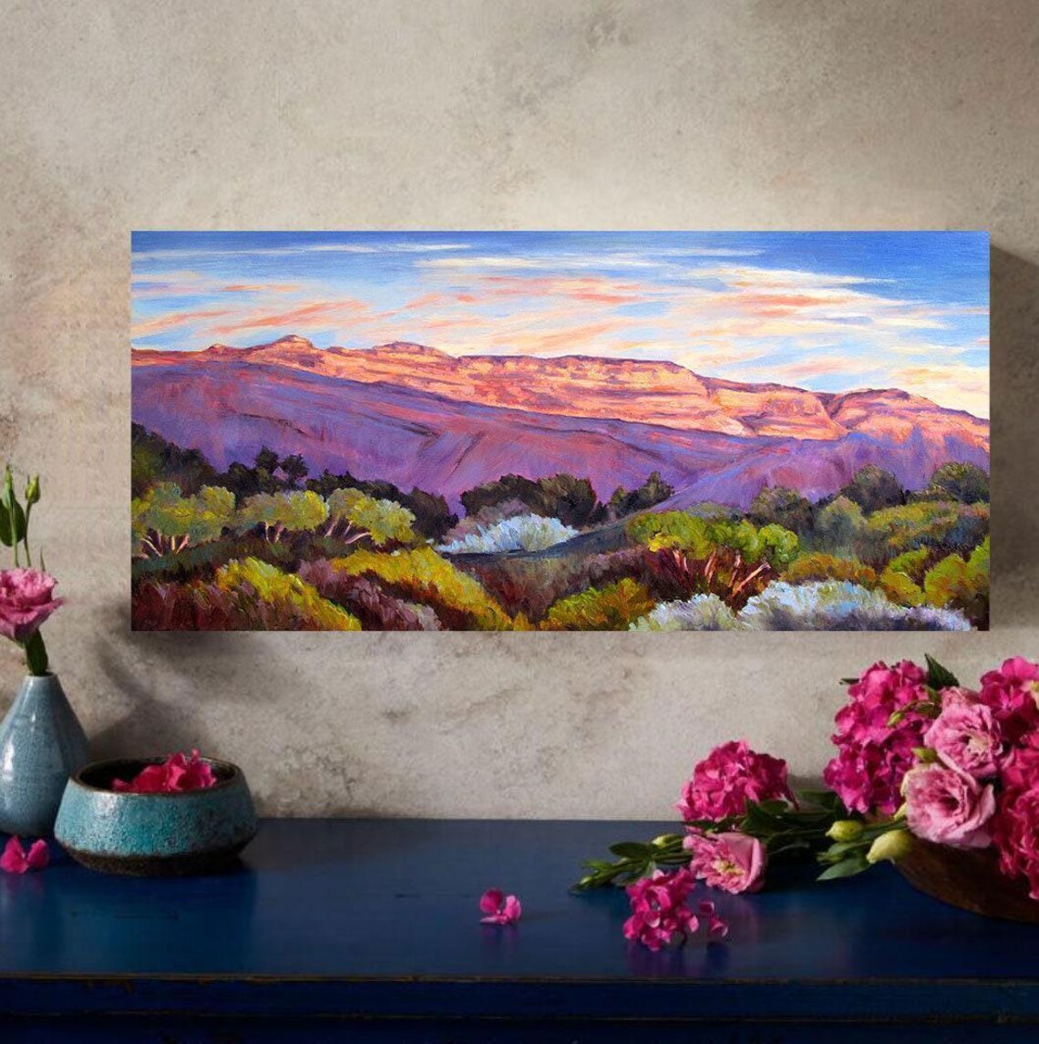 Ojai Pink Moment Art Print, Abstract Modern Decor - Image 3