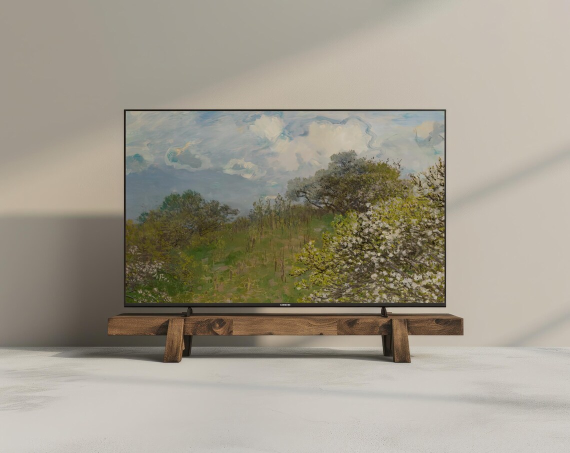 Vintage Spring Landscape Art Print, Cottagecore - Image 3