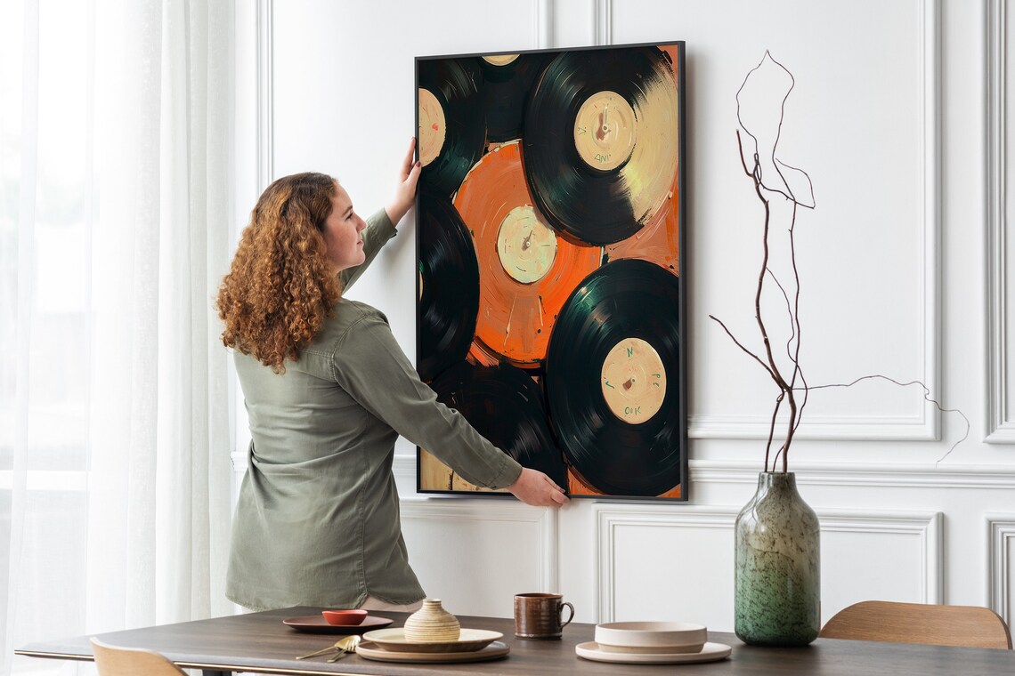 Vintage Record Eclectic Music Poster Print - Image 5
