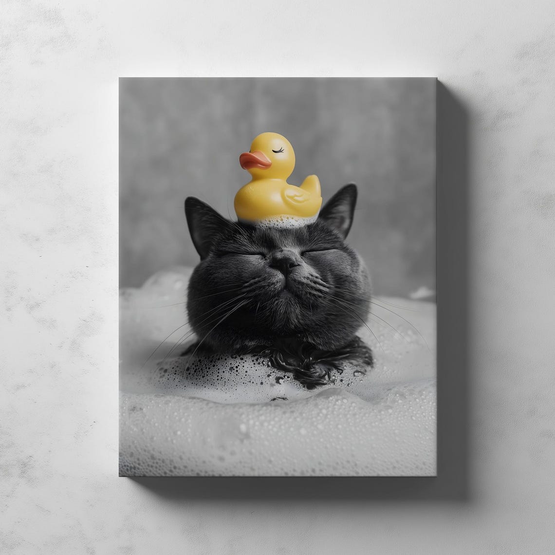 Chartreux Cat Funny Bathroom Art Print - Image 2