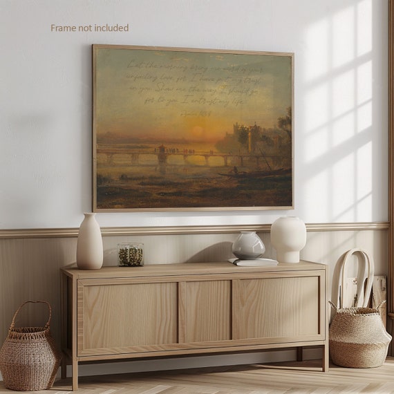 Christian Wall Deco Scripture Wall Art Let The Morning Bring Me Word Of Your Unfailing Love For I Have Put My Trust In You Psalm 1438