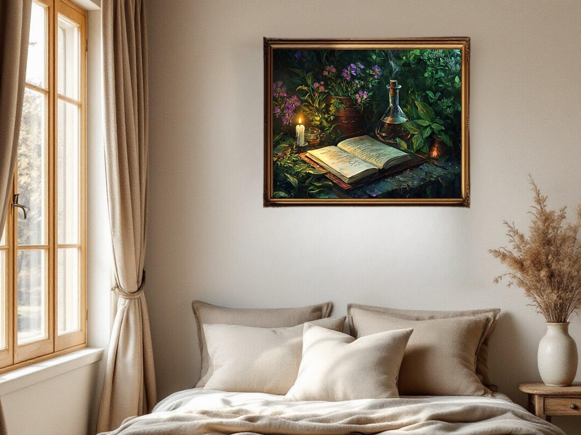Enchanted Forest Botanical Magic Elixir Poster - Image 2