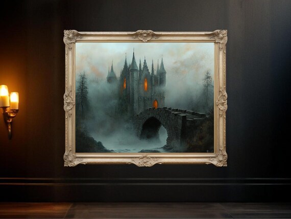 Haunted Gothic Castle, Spooky Halloween Decor
