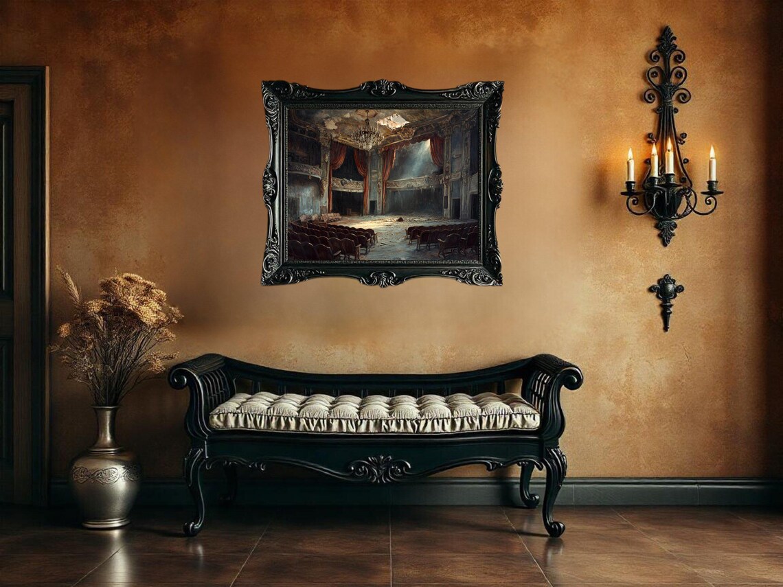 Abandoned Theater Vintage Cinema Decor, Art Print - Image 2