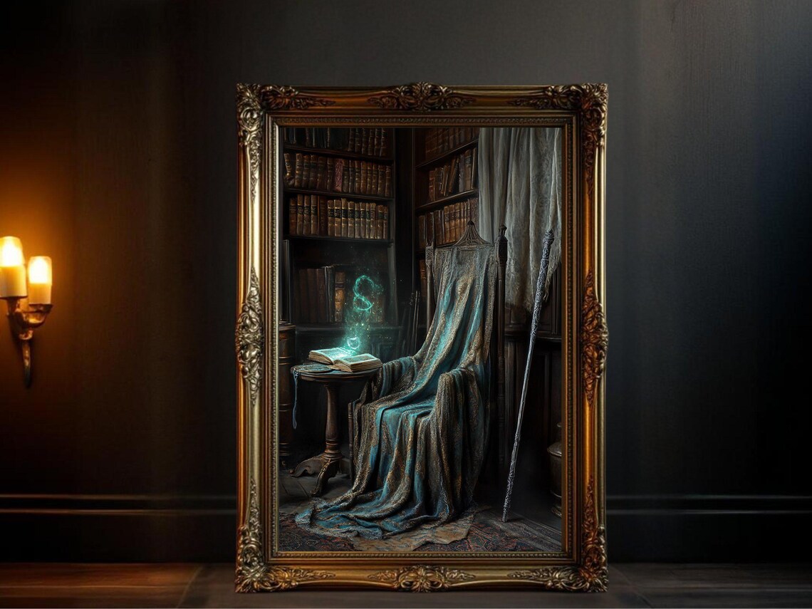 Enchanted Library - Contemporary Travel Poster