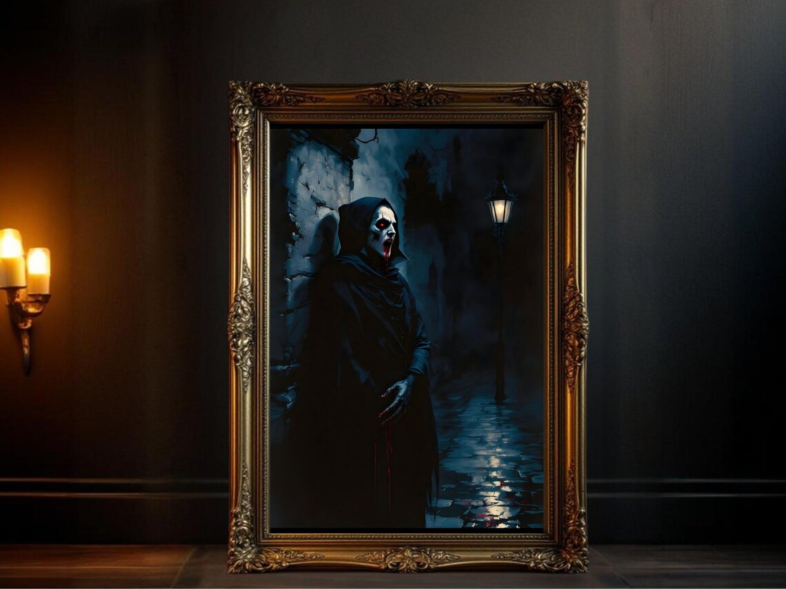 Gothic Vampire, Spooky Dark Night Poster