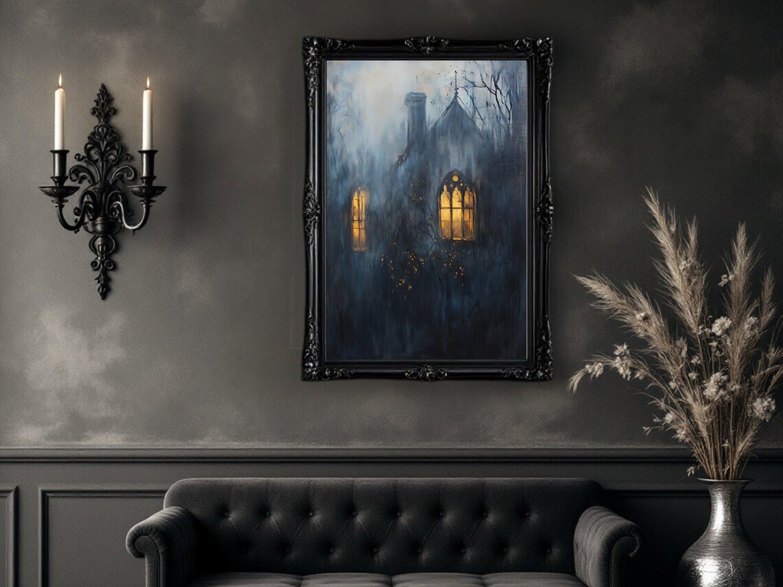 Spooky Haunted House, Creepy Halloween Decor - Image 2