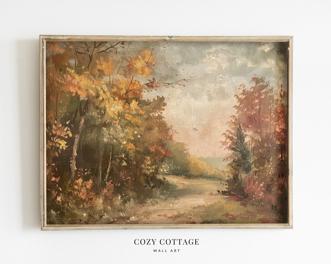 Autumn Landscape - Vintage Style