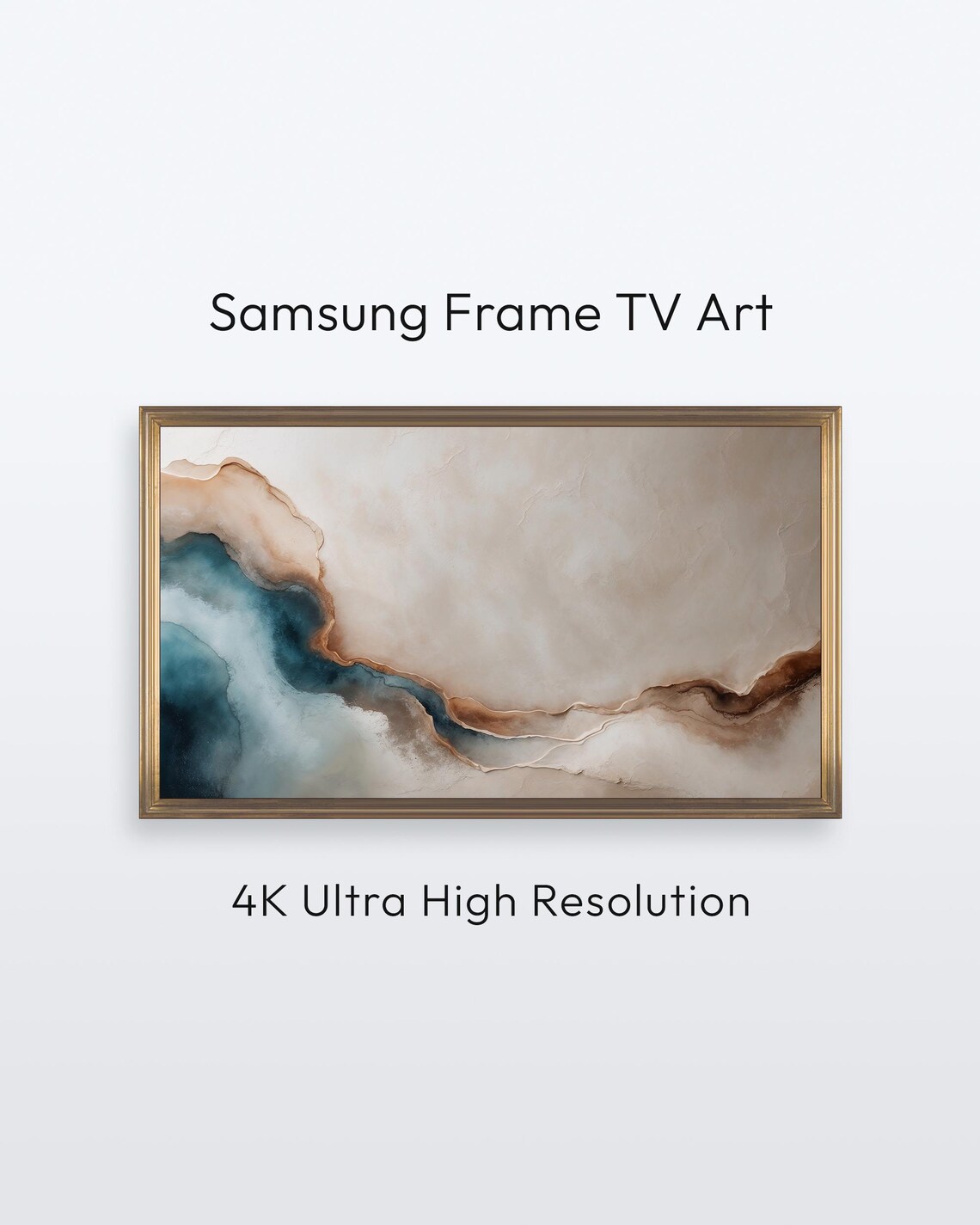 Minimalist Abstract Art For Samsung Frame Tv Organic Modern Image 4k Print