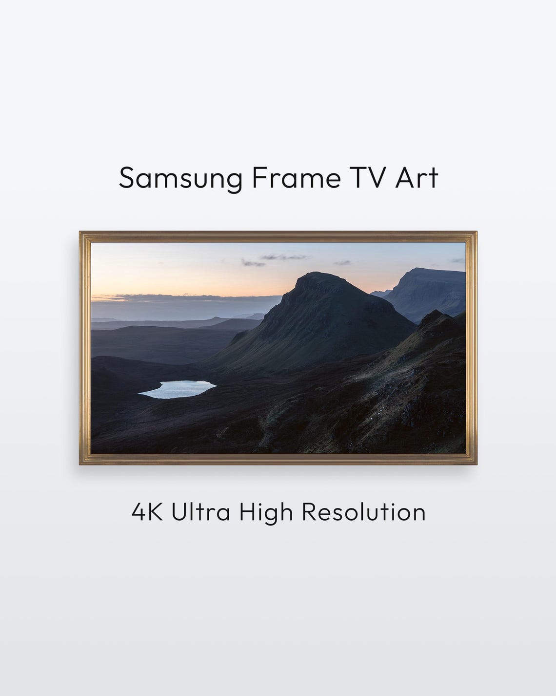 Quiraing Samsung Frame Tv Art Scotland Nature Photography 4k Print