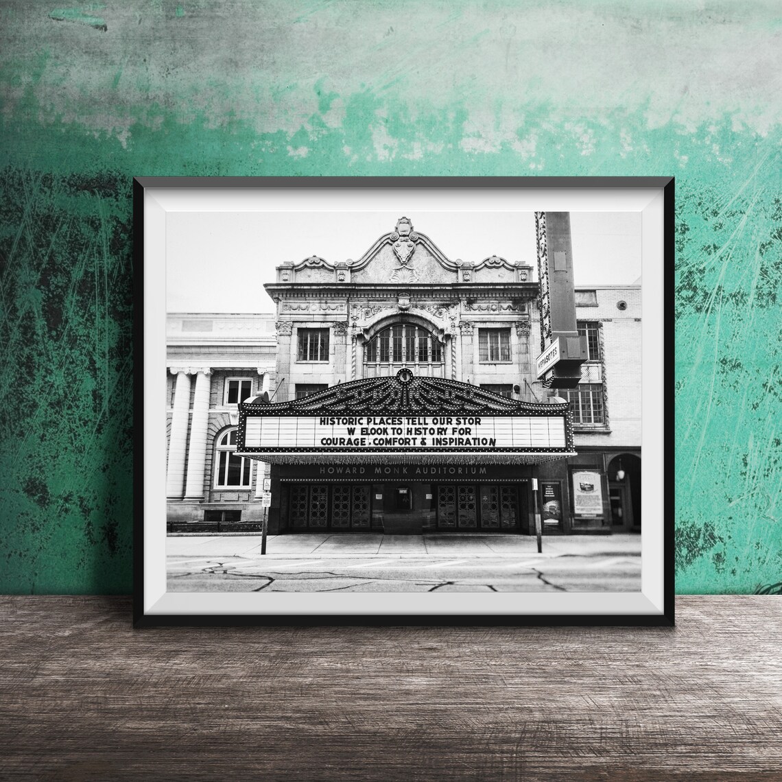 Coronado Theatre Rockford Photography Art Print - Image 2