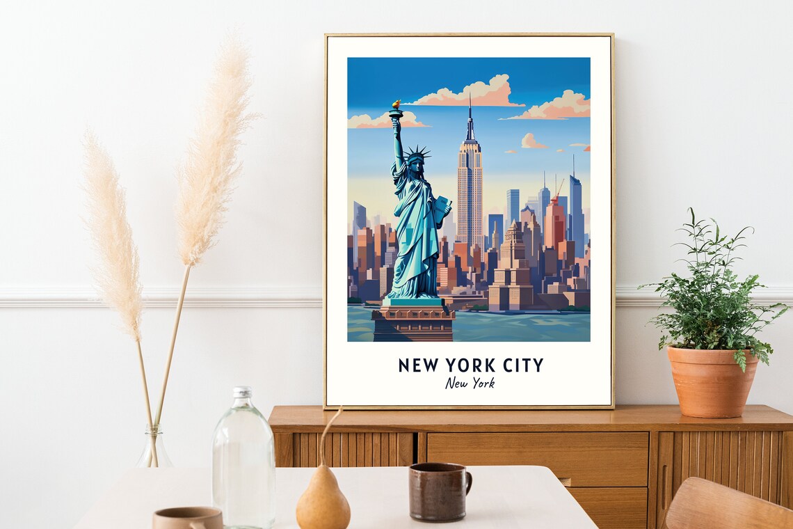 New York City Travel Poster, United States City - Image 2