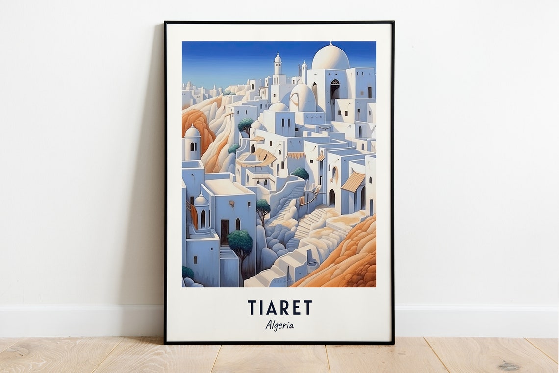 Great Mosque Of Tiaret Travel Print Wall Art Tiaret Algeria City Print Great Mosque Of Tiaret Travel Gift Great Mosque Of Tiaret Poster