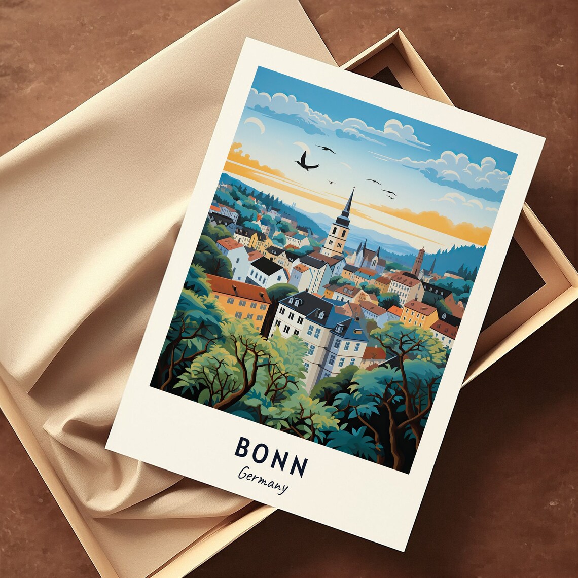 Bonn Travel Poster, Germany City Wall Art - Image 3