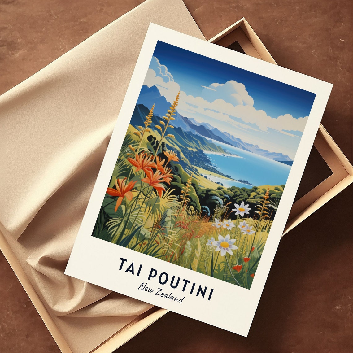 Tai Poutini New Zealand Travel Print Wall Art Tai Poutini New Zealand City Print Tai Poutini New Zealand Travel Gift Tai Poutini - Image 3