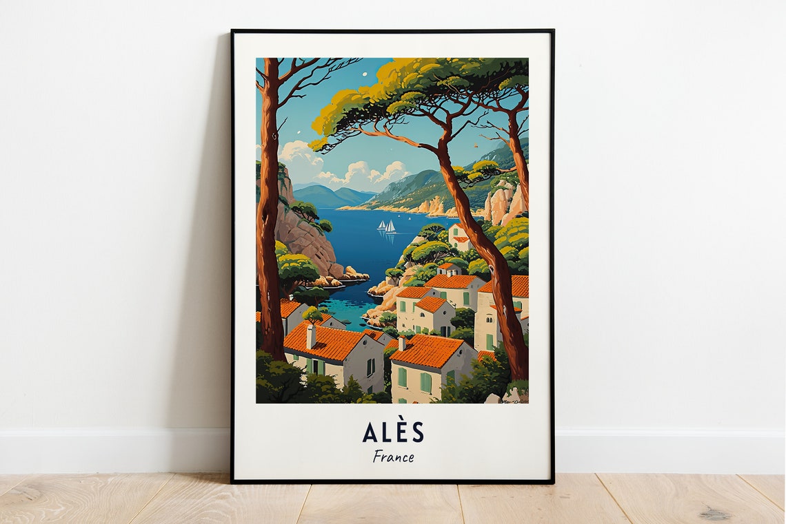 Als Travel Print Wall Art Als France City Print Als Travel Gift Als City Poster Travel Gift Wedding Gift