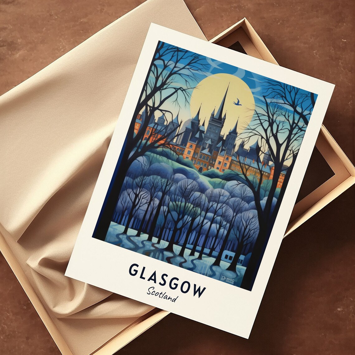 Kelvingrove Art Gallery And Museum Travel Poster, Glasgow - Image 3