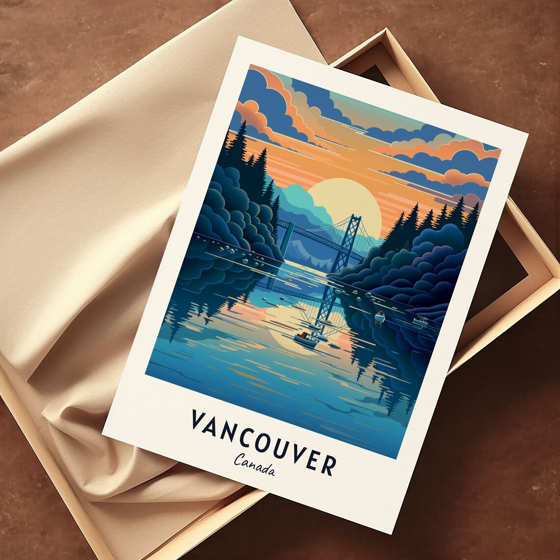Vancouver Travel Print, Canada City Poster - Image 3
