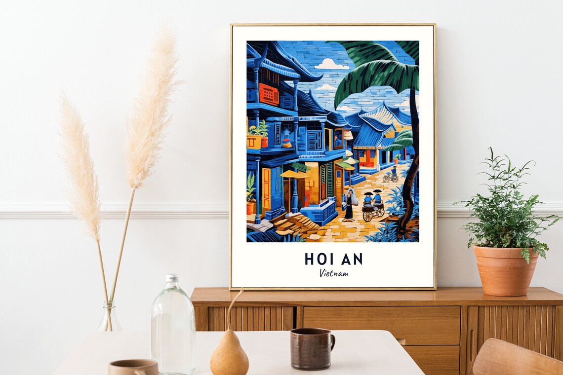 Ancient Town Of Hoi An Travel Poster, Vietnam City - Image 2