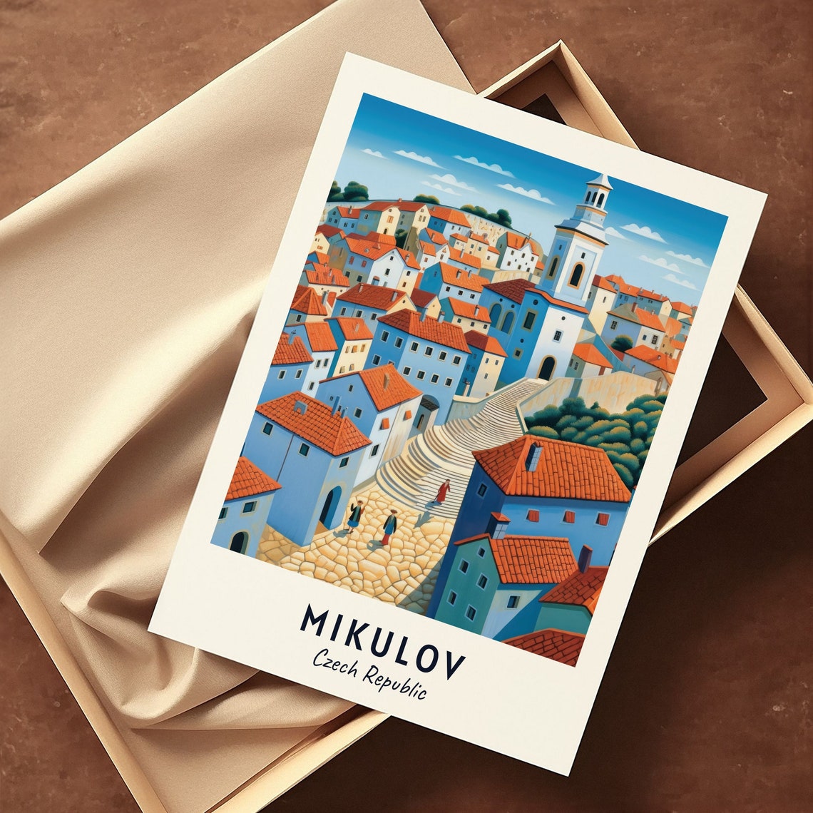 Mikulov Castle Travel Print Wall Art Mikulov Czech Republic City Print Mikulov Castle Travel Gift Mikulov Castle Poster Travel Gift - Image 3