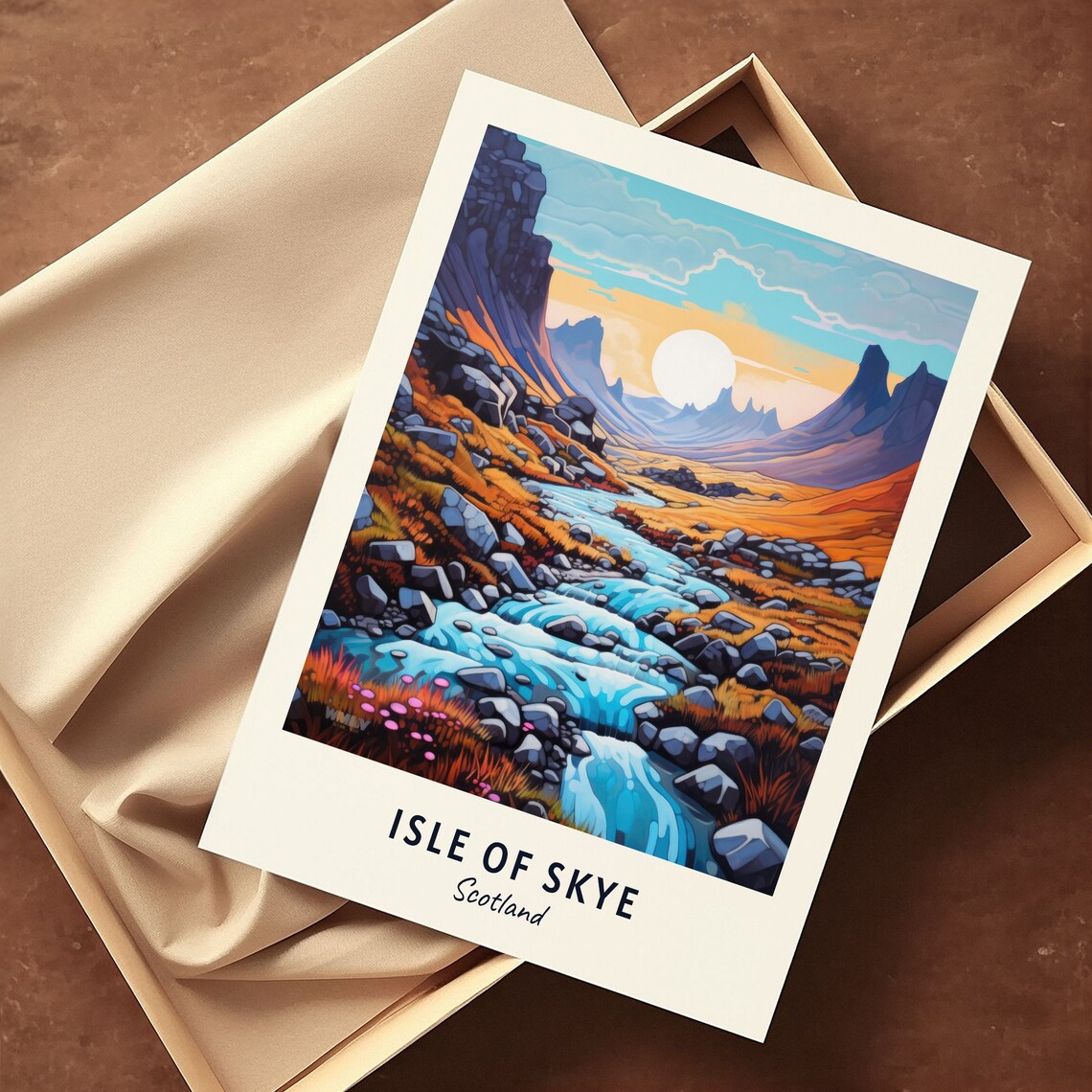Fairy Pools Travel Poster, Isle of Skye Scotland - Image 3