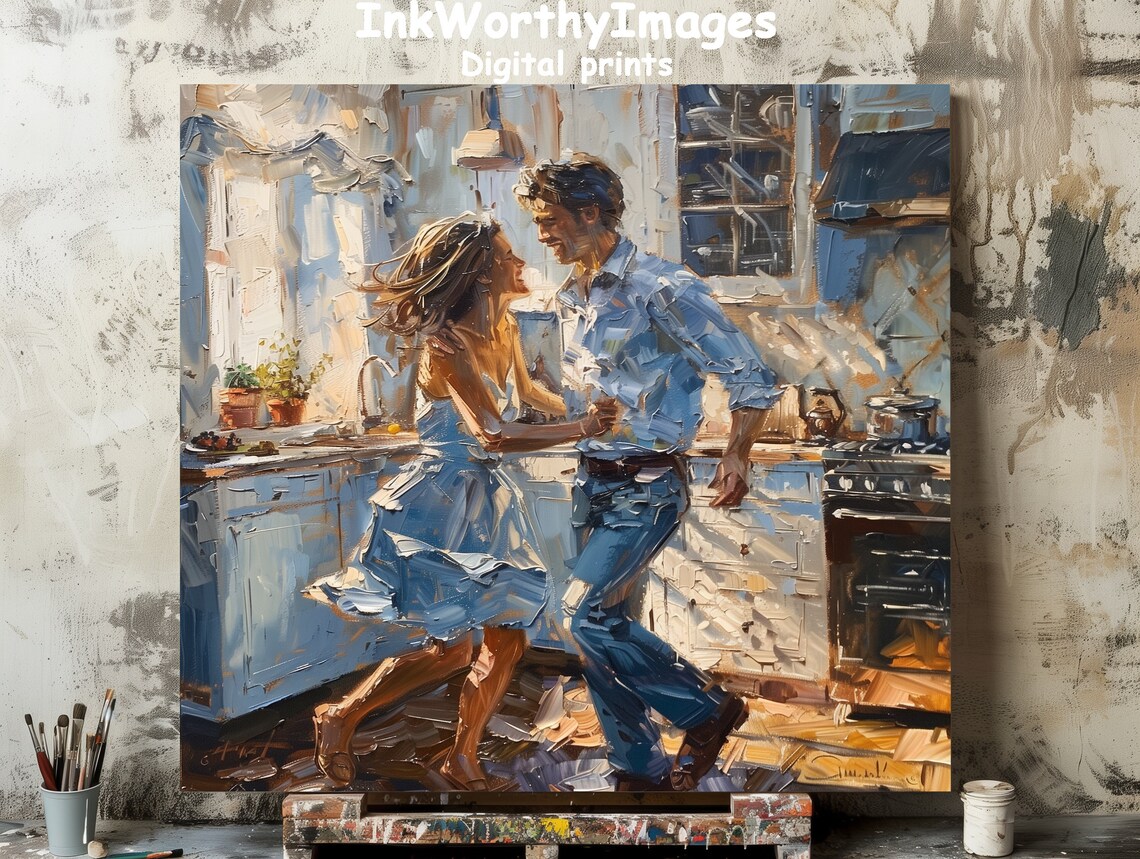 Dancing In The Kitchen, Romantic Couple Scene
