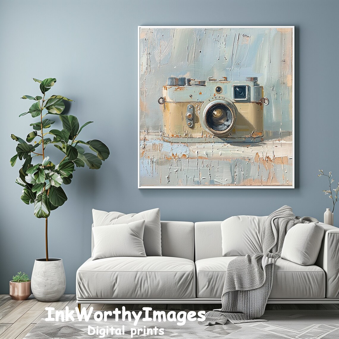 Vintage Camera, Retro Photography Decor Art Print - Image 2