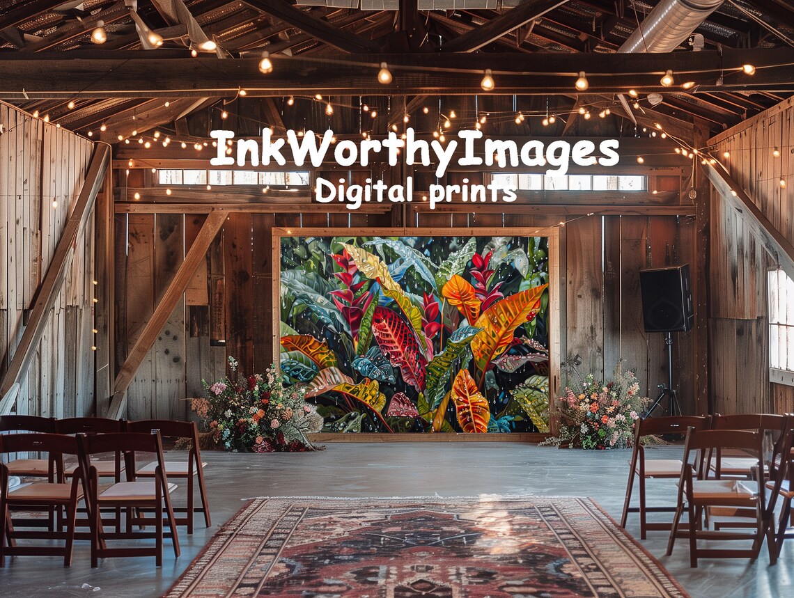 Tropical Rainforest Foliage Art Print, Jungle Leaves - Image 6