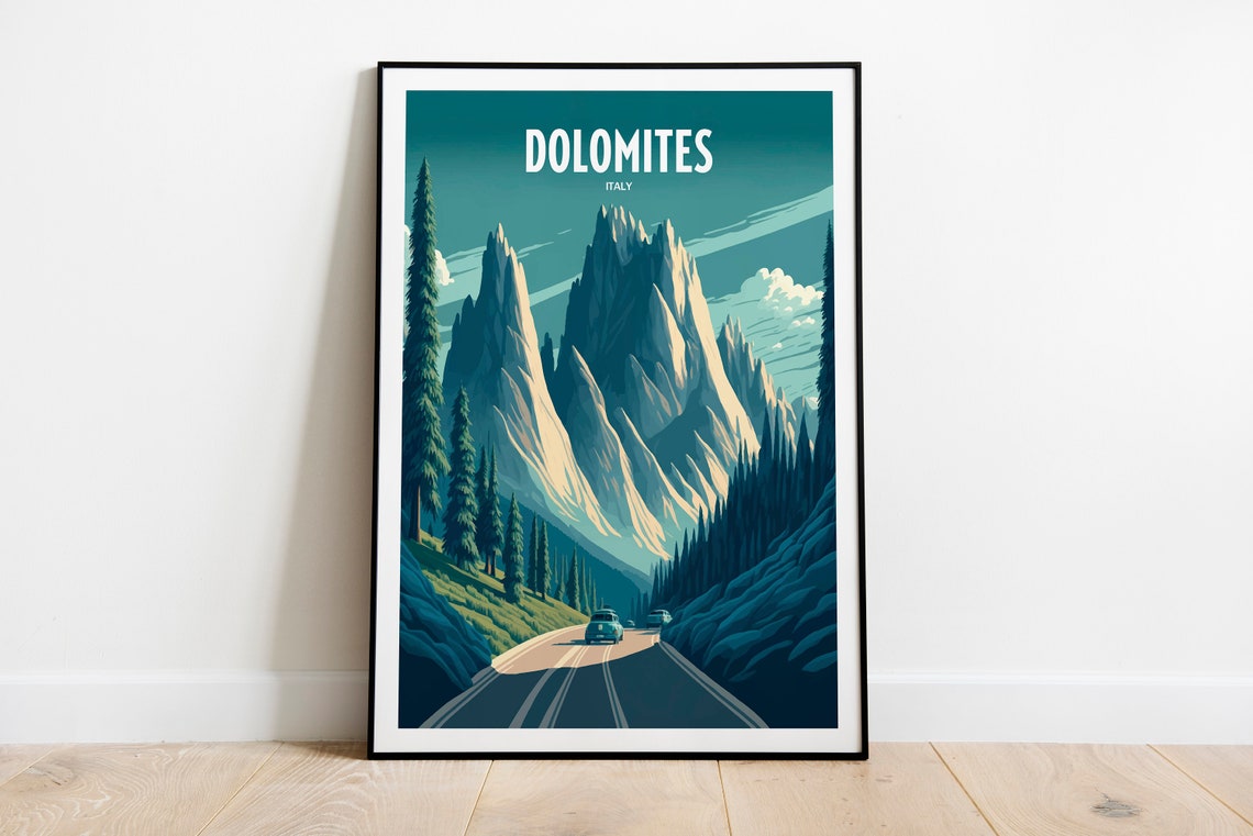 Dolomites Italy Wall Art Print