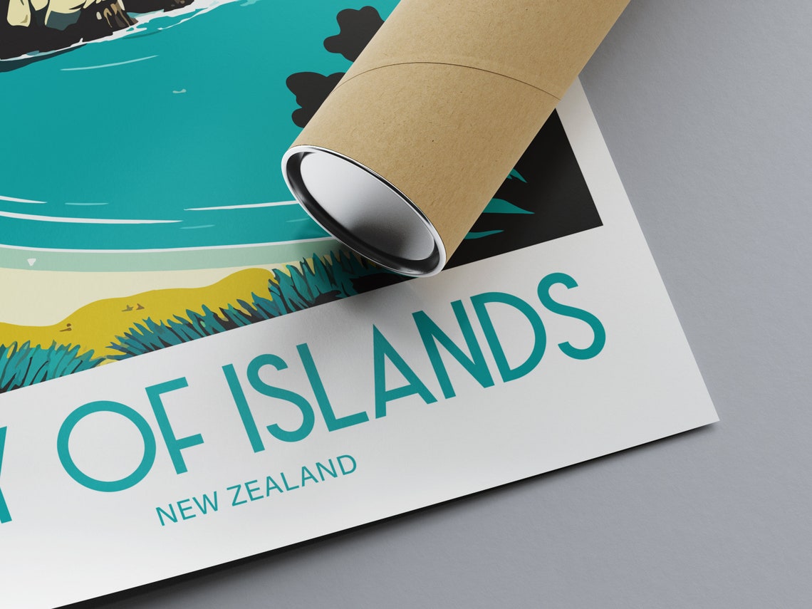 Bay Of Islands Print Bay Of Islands Home Decor Landscape Art Print Bay Of Islands Wall Art For New Zealand Enthusiast Gift Wall Hanging - Image 2