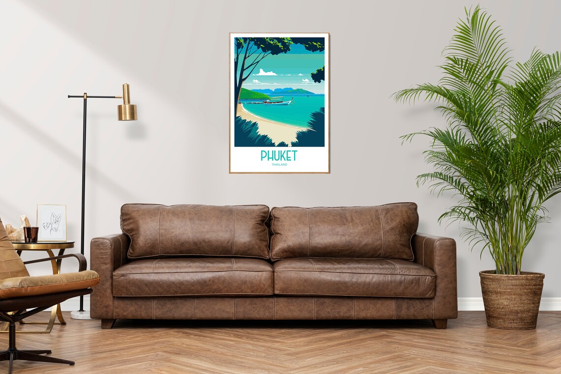 Phuket Travel Poster, Thailand Wall Art Print - Image 4