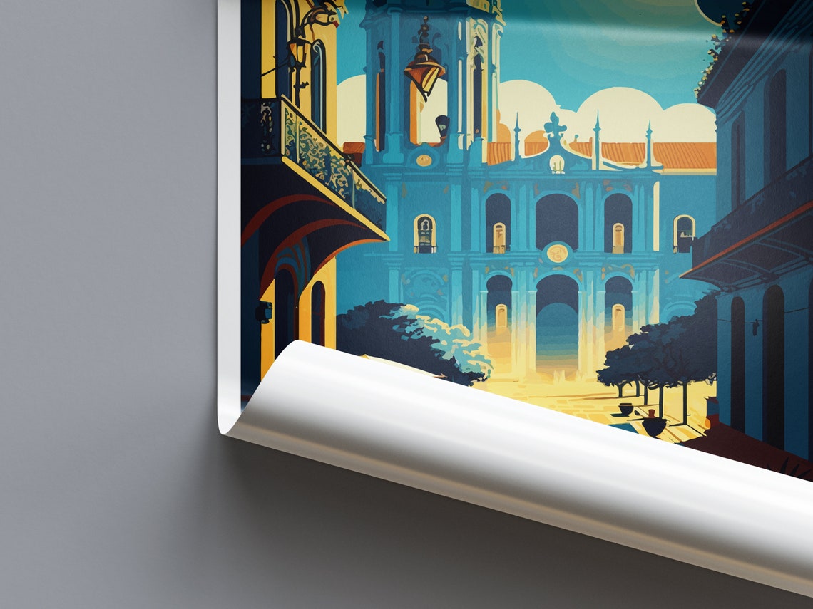 Lisbon Travel Print Wall Art Lisbon Portugal Wall Hanging Home Decoration Lisbon Portugal Gift Art Lovers Wall Art Print Lisbon Portugal - Image 2