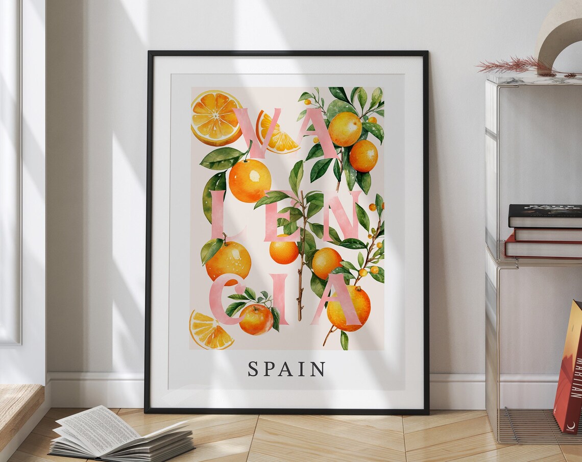 Citrus Art Collection, Watercolor Fruit Art - Image 2