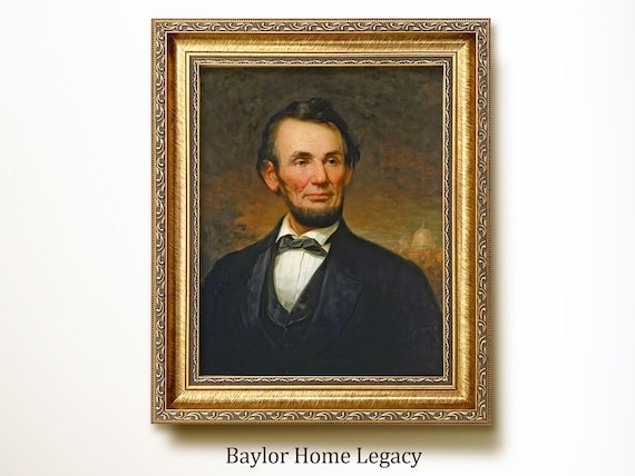 Abraham Lincoln and U.S. Capitol Building Art Print