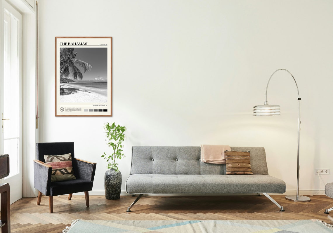 Black And White The Bahamas Print The Bahamas Art The Bahamas Poster The Bahamas Photo The Bahamas Poster Print The Bahamas Decor - Image 3