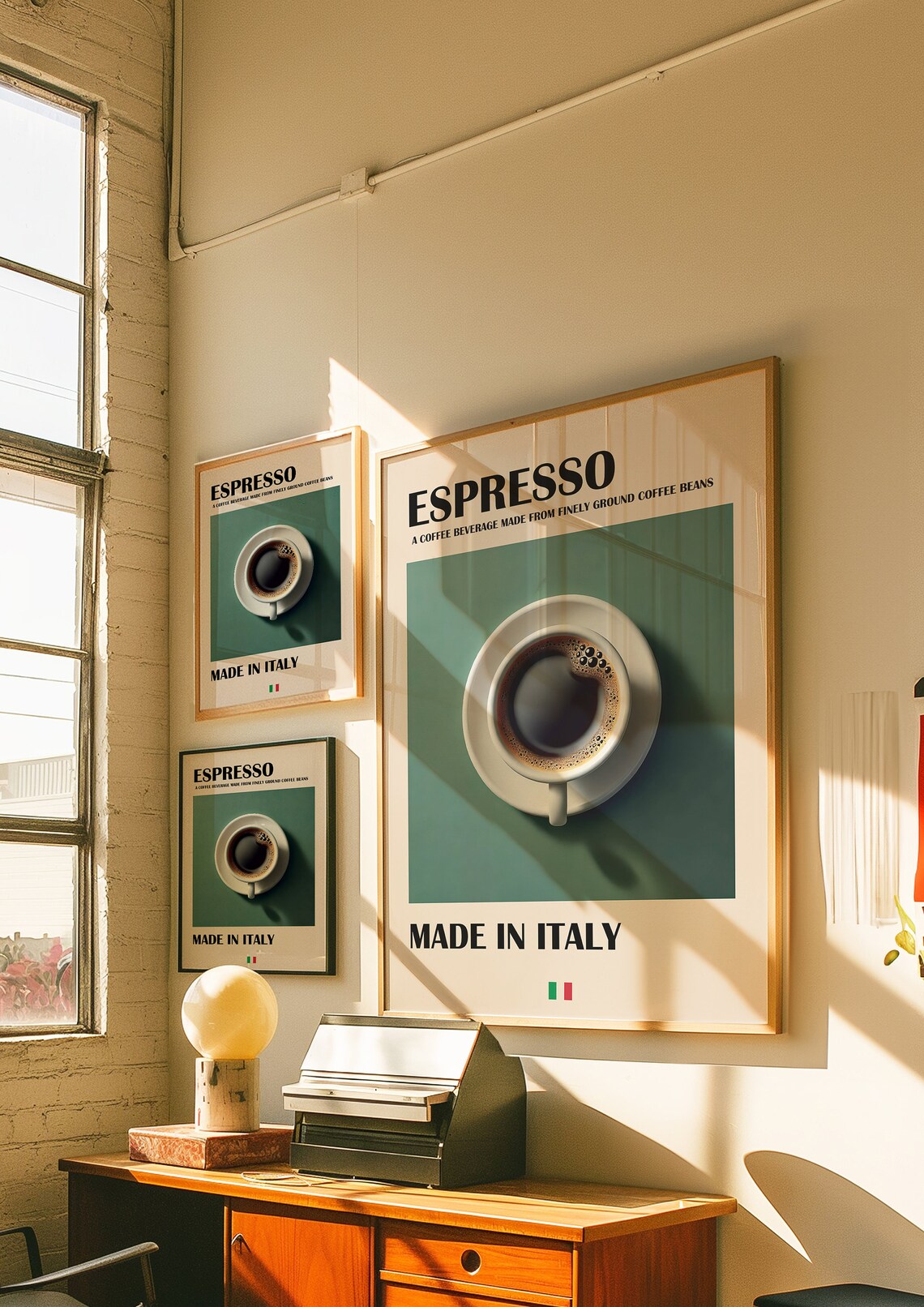 Coffee Print, Italian Espresso Trendy Wall Art - Image 2
