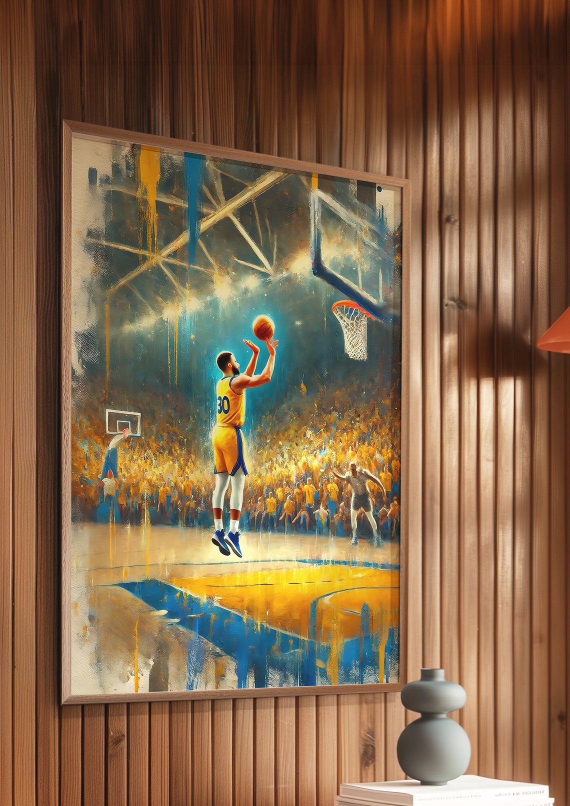 Basketball Poster Basketball Print Basketball Player Poster Sports Poster Gift For Him Printable Wall Art Trendy Sporty Wall Art - Image 3