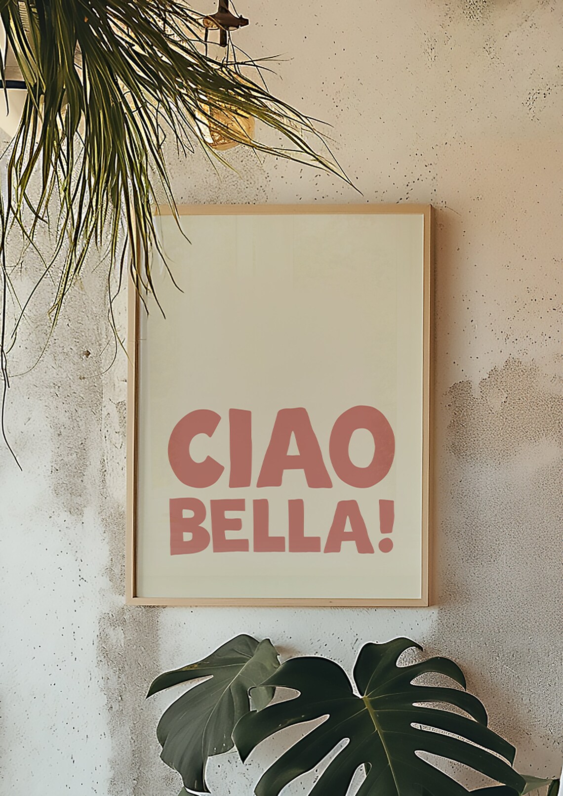 Ciao Bella Retro Italian Love Quote Art Print