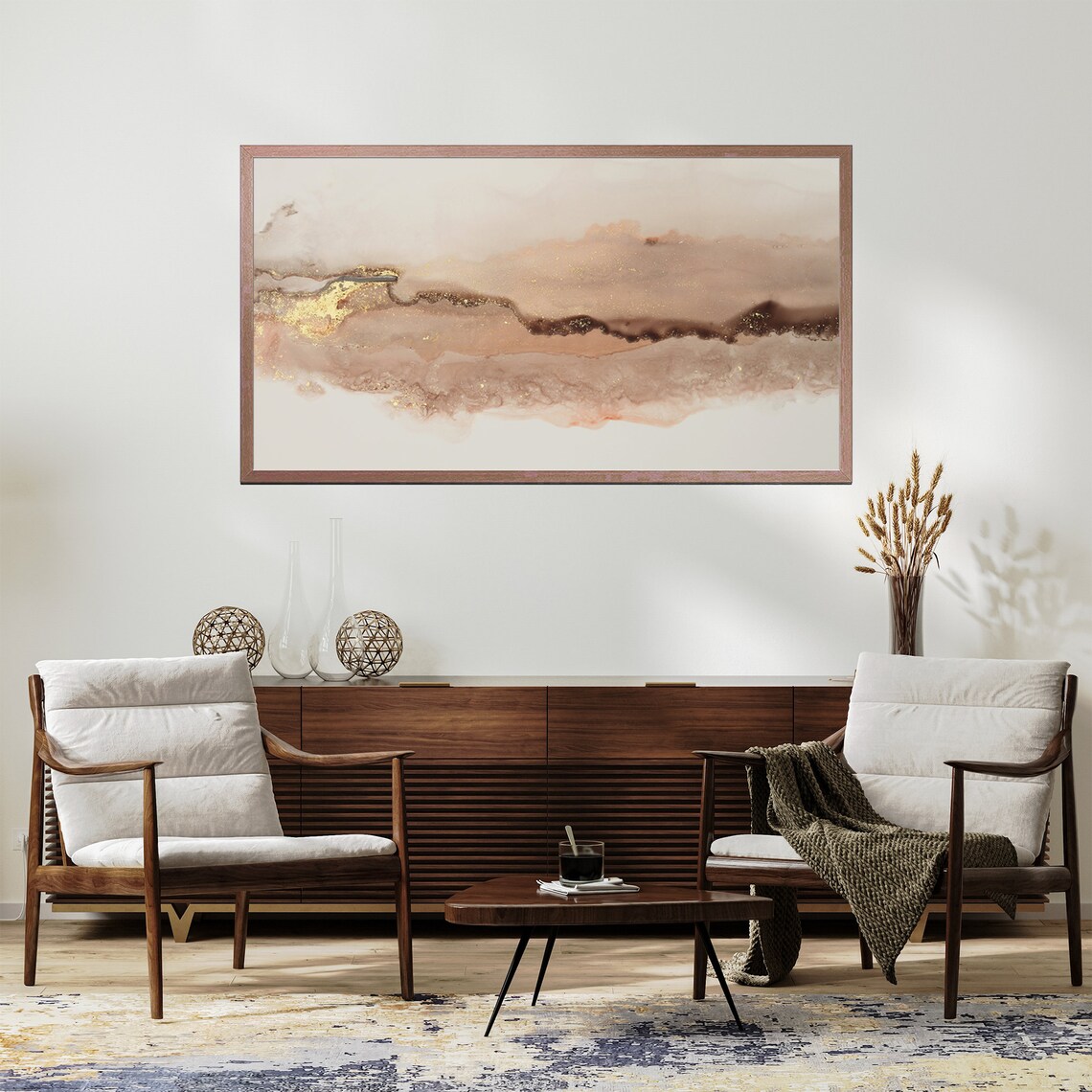 Modern Abstract TV Art Print, Abstract Decor - Image 4