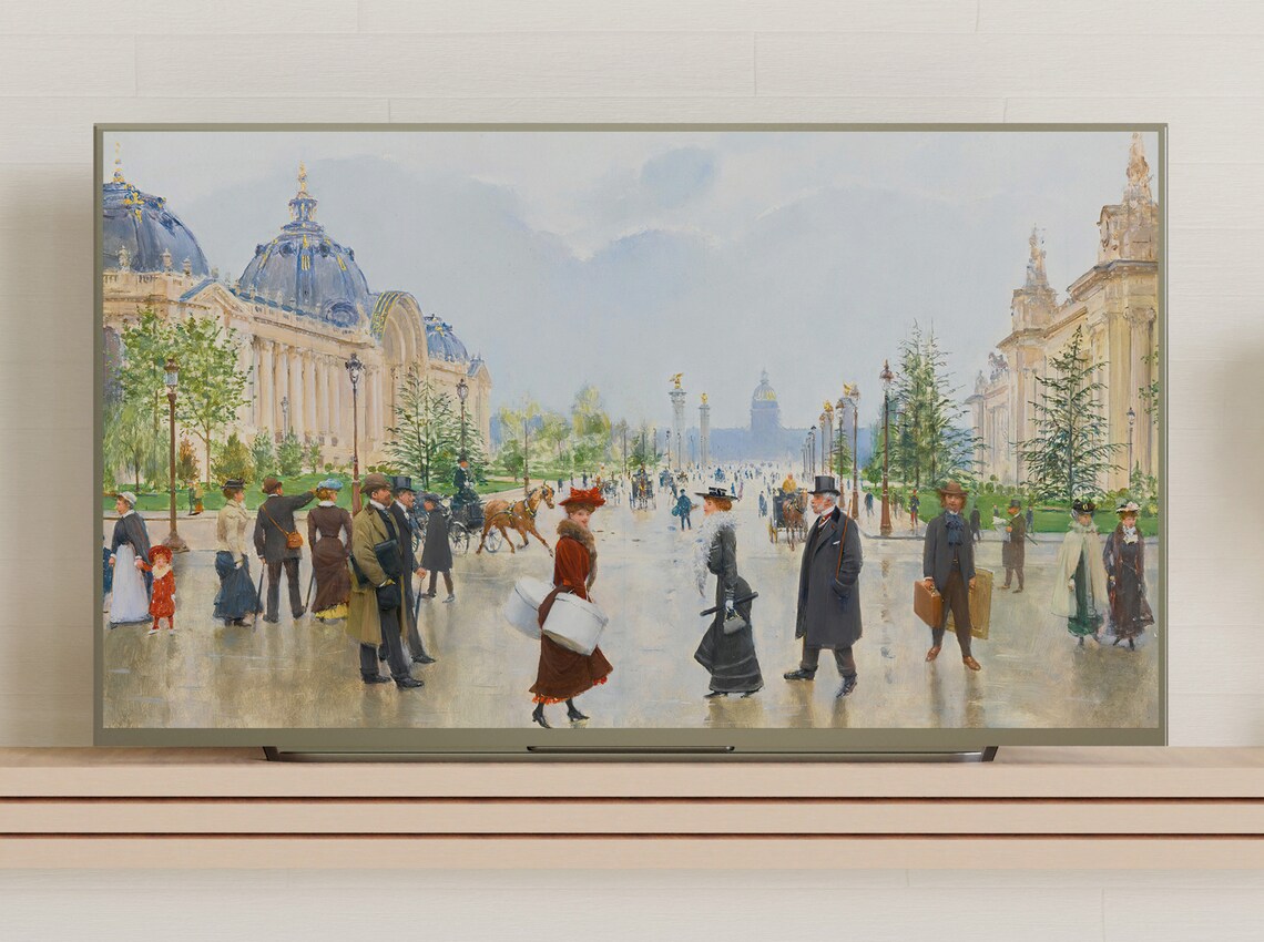 Paris Vintage Travel Poster, French Cityscape Art - Image 3
