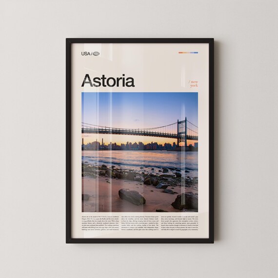 Astoria, New York Travel Poster, Bohemian Hall