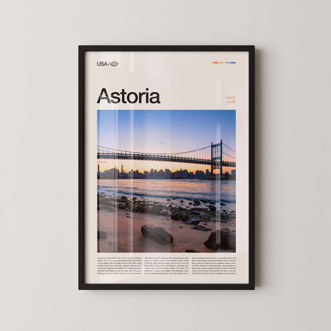 Astoria, New York Travel Poster, Bohemian Hall